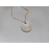 Boobie Necklace. Porcelain and Gold White Necklace - Niamh.Co